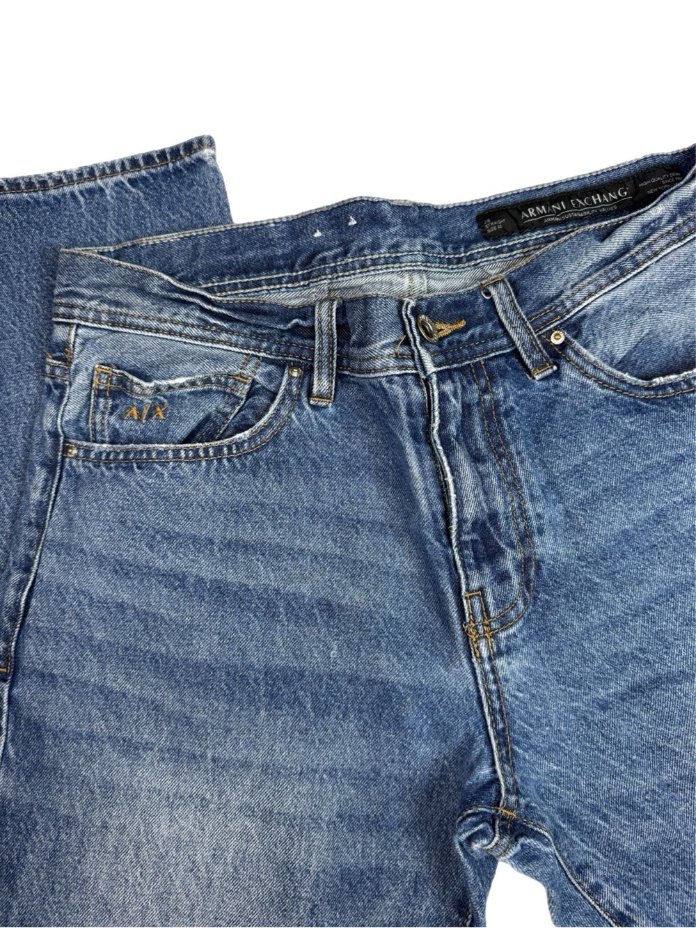 Armani Exchange straight cut jeans, standard wash size 32 - Picture 3 of 7